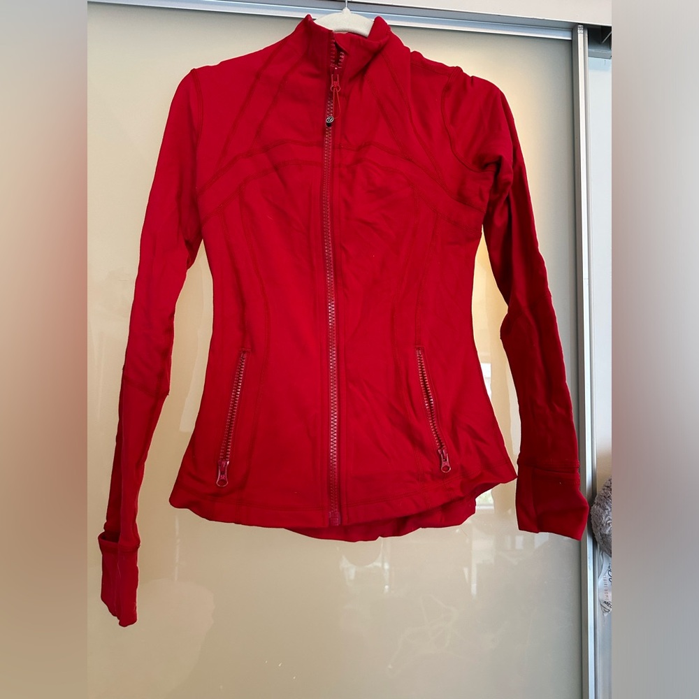 Lululemon Red Define Jacket